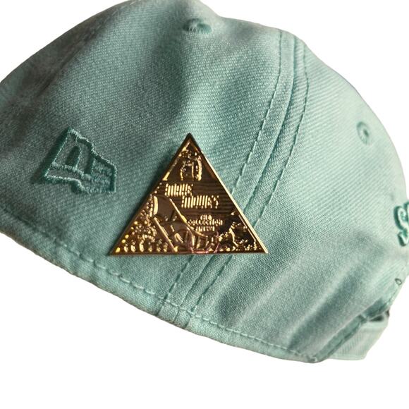 SOLES INC New Era 9 Twenty Baseball Hat Cap Mint Green - Picture 6 of 14